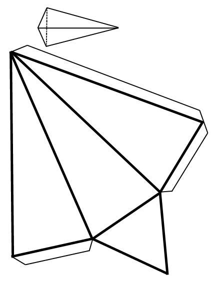 Cómo Hacer Una Pirámide Con Base Triangular 5 Pasos