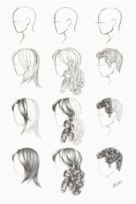25 Drawing Hairstyles Female Easy Hairstyle Catalog