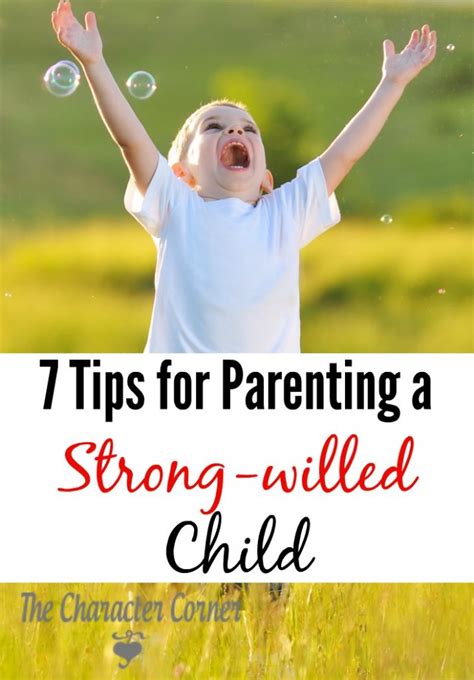 7 Tips For Parenting A Strong Willed Child The Character