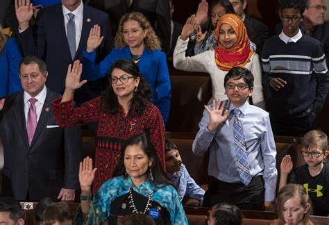 Rashida Ilhan Sworn In First Ever Muslim Women In Us Congress