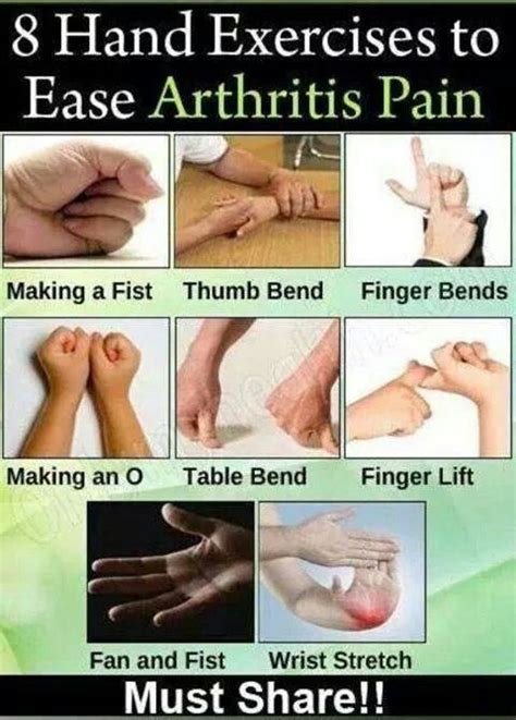 Exercises To Ease Arthritis Hand Exercises For Arthritis Arthritis Exercises Arthritis Hands
