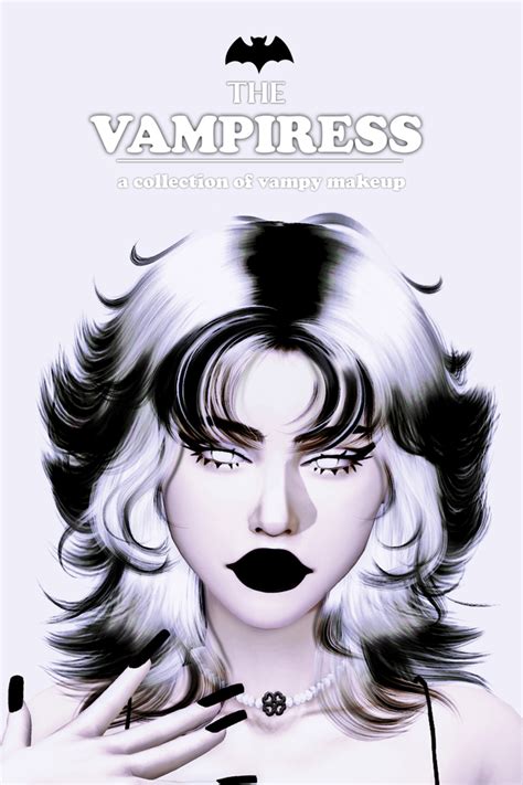 ☠️the Vampiress A Collection Of Vampy Makeup☠️ Lady Simmer Sims