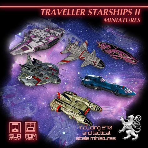 Traveller Starship Miniatures Ii Miniatures Collectors