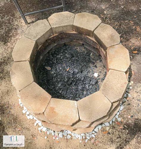 One of these advantages is that stone pits retain heat much longer after the fire is down. How to Build a Simple Concrete Paver Fire Pit in about One ...