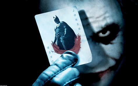 Batman Joker Card Movies The Dark Knight Joker Heath Ledger Hd
