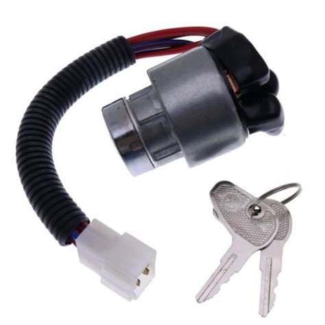 Ignition Switch With 2 Keys Tc020 31820 For Kubota B2150 M6800 M4900