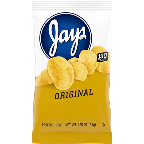 Jays Original Potato Chips 125 Oz Snack Bag