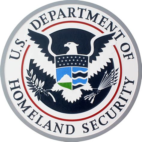Department Of Homeland Security Plaque