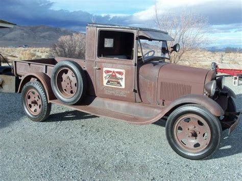 1929 Ford Model Aa Express Pickup Truck Barn Find Indian Motorcycle