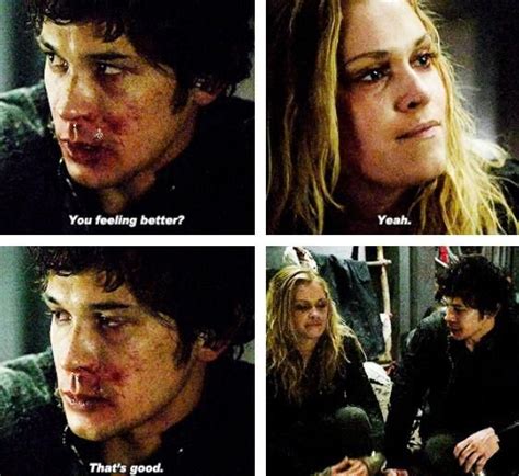 The 100 Bellamy And Clarke 110 The 100 Tv Series The 100 Show The