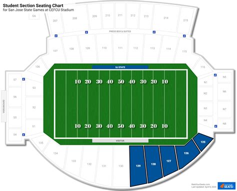 San Jose State Spartan Stadium Seating Chart Review Home Decor