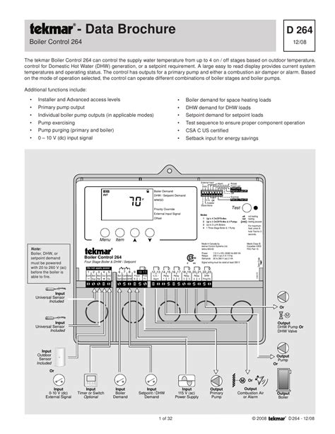 Tekmar Boiler Control 256 Manual