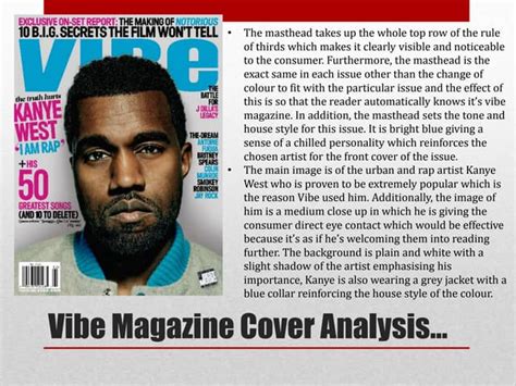 Vibe Magazine Analysis