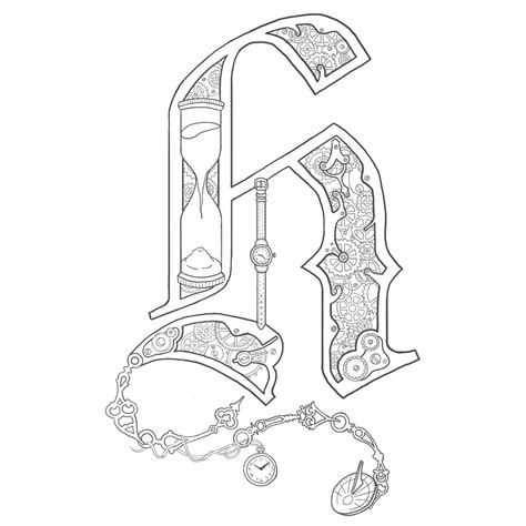 Gambar Alice Stanne Illuminated Letters Monograms Pinterest Medieval