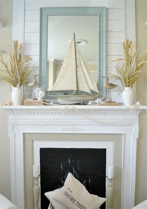 Coastal Decor For Fireplace Mantel Transform Your Hearth Into A