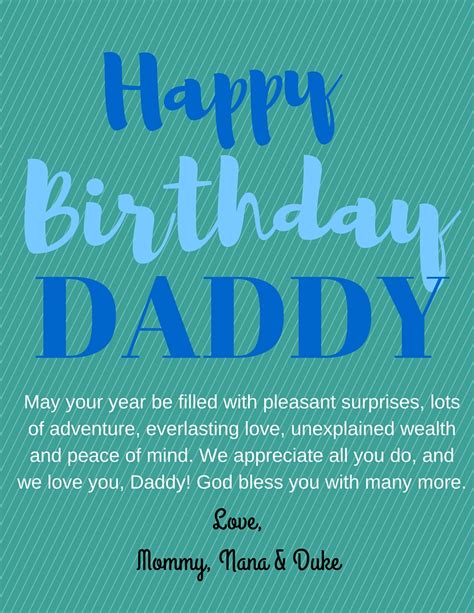It's a thing of joy to be called your daughter; Birthday Wishes for My Husband