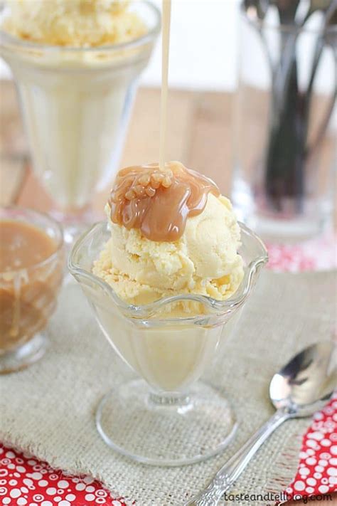 Sweet Corn Ice Cream With Salted Caramel Sauce Taste And Tell