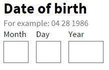 Health horoscope trying to define what health problems someone born on a specific date may confront through a subjective approach to the assigned zodiac sign and its. forms - Best display for Date of Birth inputs - User ...