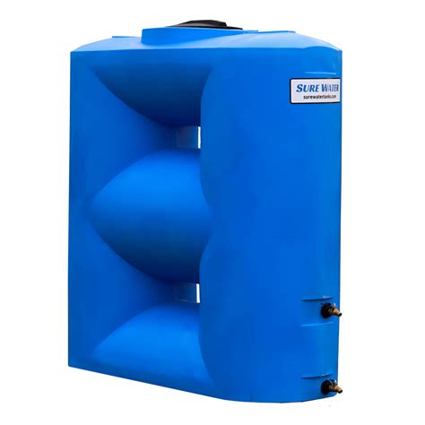 500 Gallon Doorway Emergency Water Storage Tank Blue Sure Water Llc