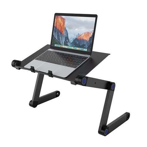 Laptop stand,wooden laptop stand,laptop holder,wood stand macbook,laptop tray,portable wood laptop stand,,desk lap,portable stand. SLYPNOS Portable Adjustable Aluminum Laptop Desk/Stand ...