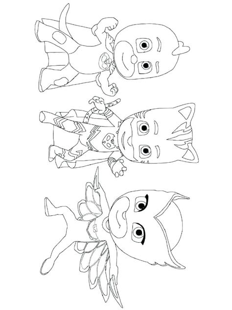 Pj Mask Owlette Coloring Pages At Getdrawings Free Download