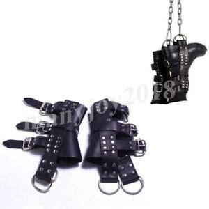 PU Leather Bdsm Bondage Set Hang Foot Harness Restraints Suspension Couples EBay
