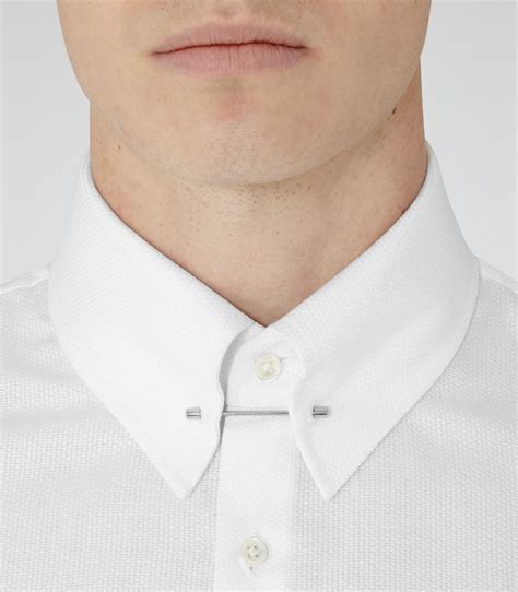 Danny White Collar Bar Shirt Collar Bar Shirt Mens Clothing Styles