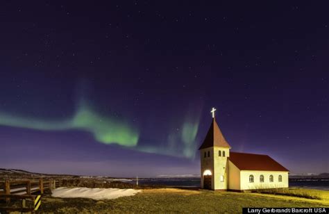 Aurora Borealis Northern Lights Photographed Above Iceland Pictures
