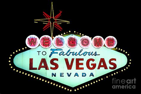 Las Vegas Welcome Sign Photograph By Wernher Krutein Fine Art America