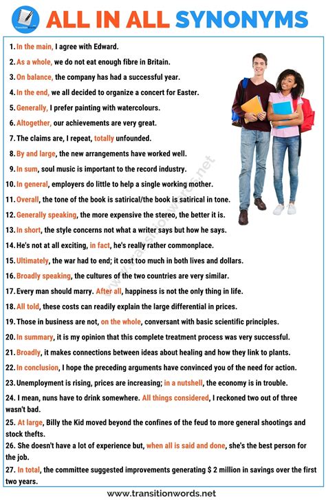Learn the definition of 'in regards to'. All in all Synonym: List of 25+ Synonyms for All in all ...