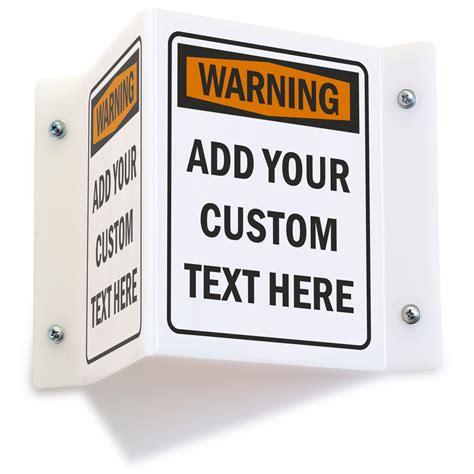 Custom Warning Signs Custom Osha And Ansi Warning Signs