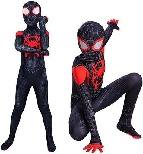 Kidsboysmens Superhero Spider Miles Morales Costume