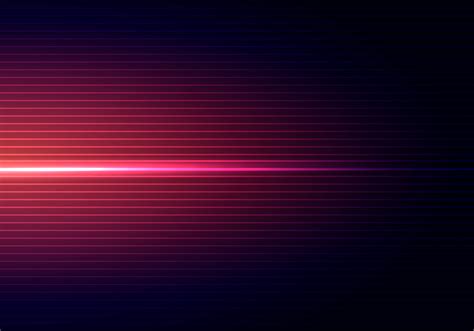 Abstract Dark Blue Background With Horizontal Red Light And Lines