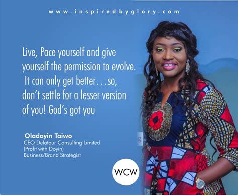 Wcw Oladoyin Taiwo The Inspire Series By Glory Edozien