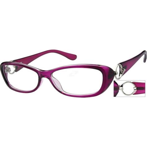 Purple Oval Glasses 272017 Zenni Optical Eyeglasses Glasses Oval Glasses Eyewear Online