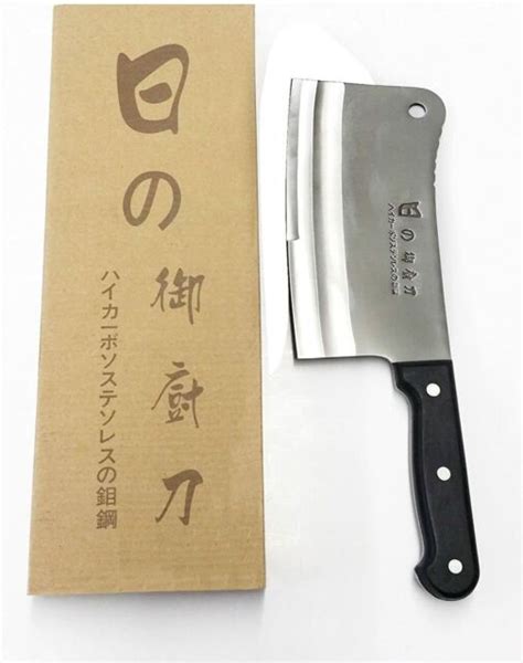 big antique f dick butcher chef s carbon steel meat cleaver knife razor sharp ebay