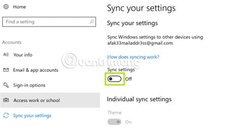 How To Sync Settings On Windows 10