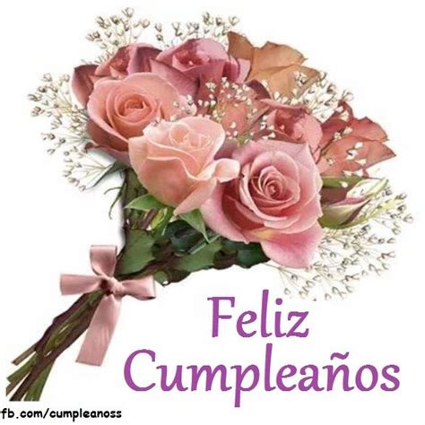 Tarjeta De Cumpleaños De Rosas Rosadas Felicitaciones De Cumpleaños