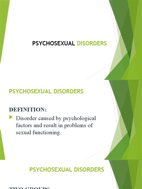 Psychosexual Disorders Pdf Human Sexual Activity Sexual Dysfunction