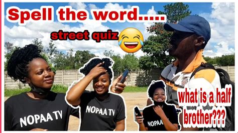 street quiz zimbabwe funny zimbabwean street quiz funny spell the word youtube