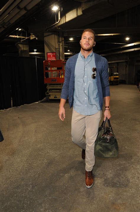 Blake Griffin Entering Staples Center Nba Outfit Blake Griffin Fashion