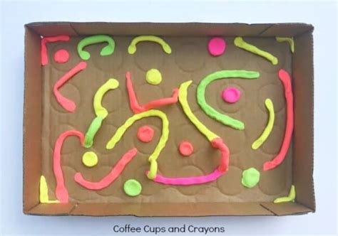 Diy Marble Mazes For Preschool Kids Coffee Cups And Crayons