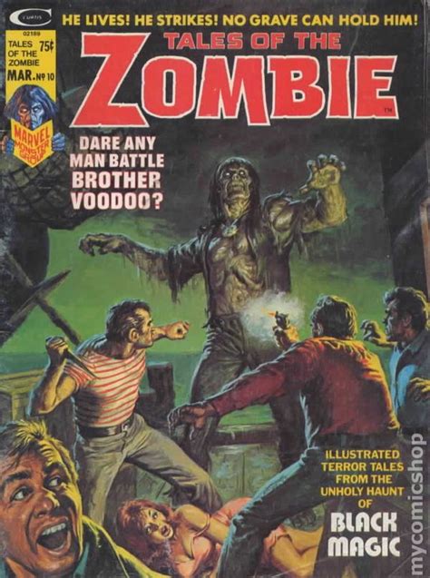 Tales Of The Zombie 1973 Magazine Comic Books