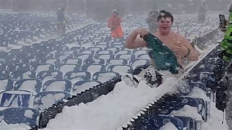 Buffalo Fans Help Shovel Snow Out Of Stadium