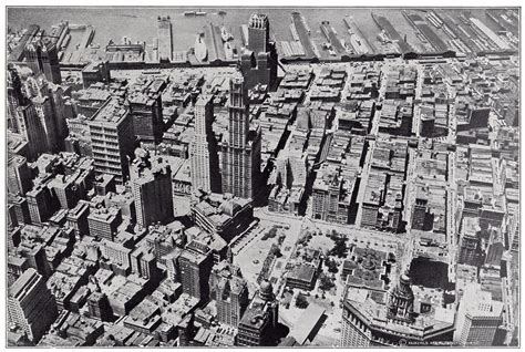New York History Geschichte Lower Manhattan 1927