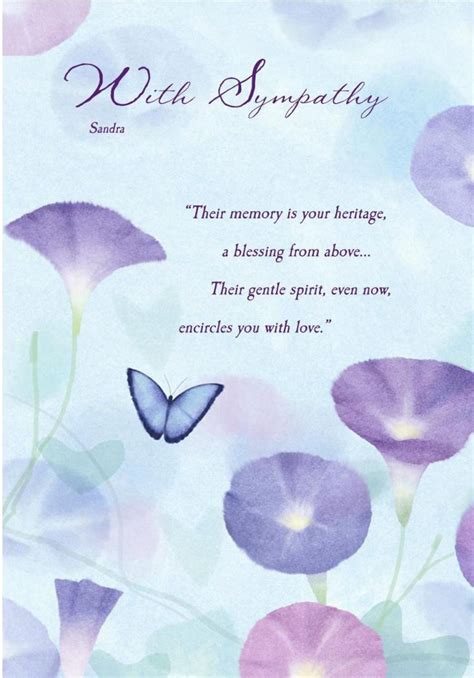 Deepest Sympathy Messages Sympathy Card Butterfly