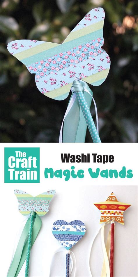 Washi Tape Magic Wand The Craft Train Magic Crafts Magic Wand