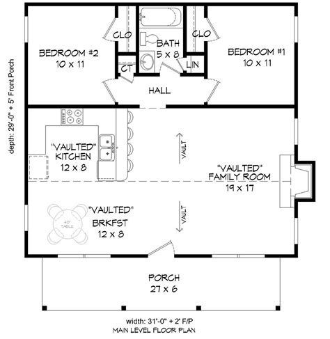 900 Sq Ft House Plans 2 Bedroom 2 Bath Cottage Style House Plan April