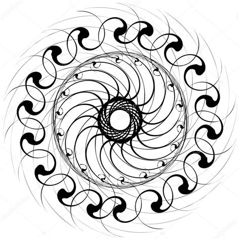 Circular geometric motif. — Stock Vector © vectorguy #164435664