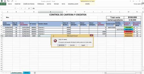 Créditos Y Cobranzas Control De Créditos Plantilla Excel Youtube